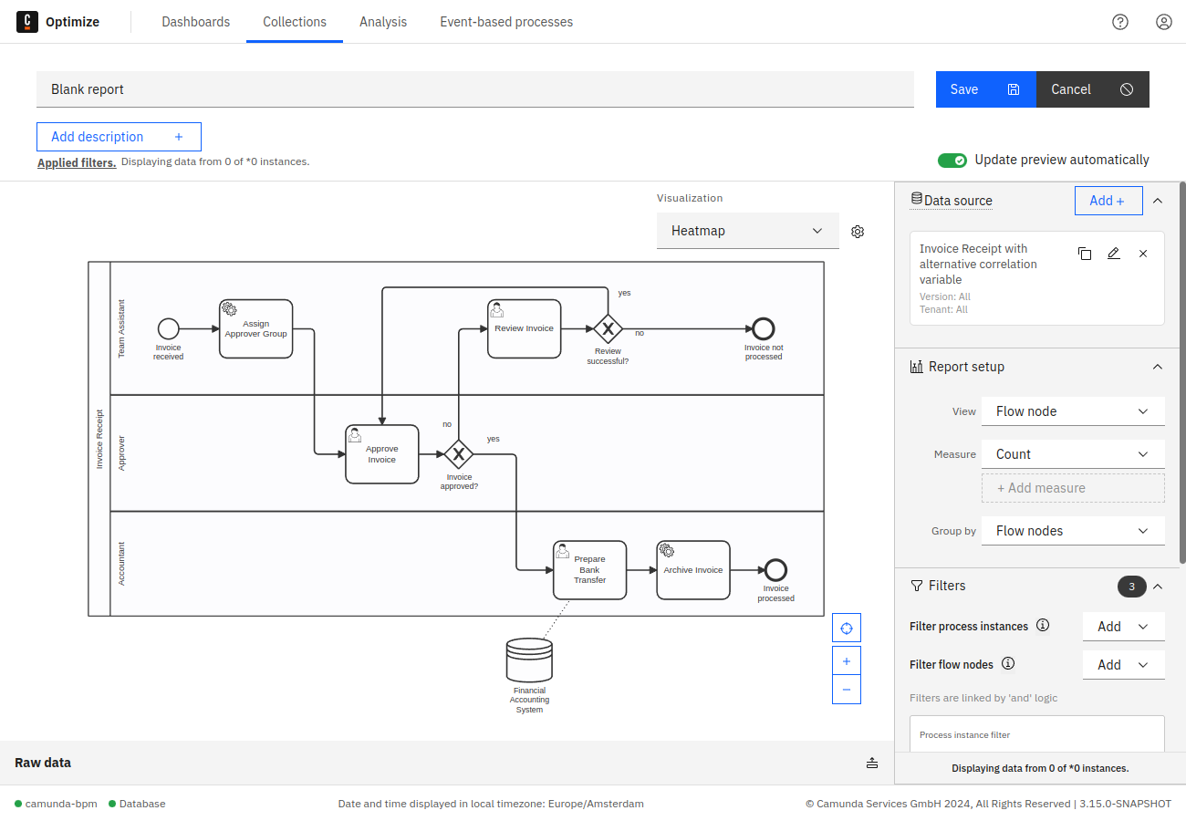 Combined filter in Camunda Optimize