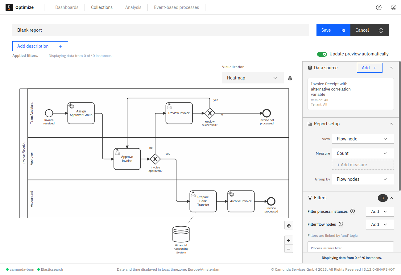 Combined filter in Camunda Optimize