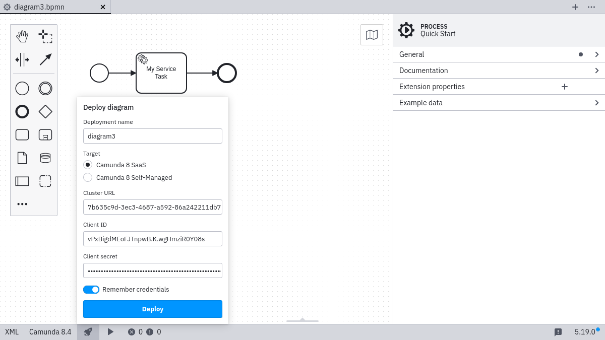 deployment via Camunda 8