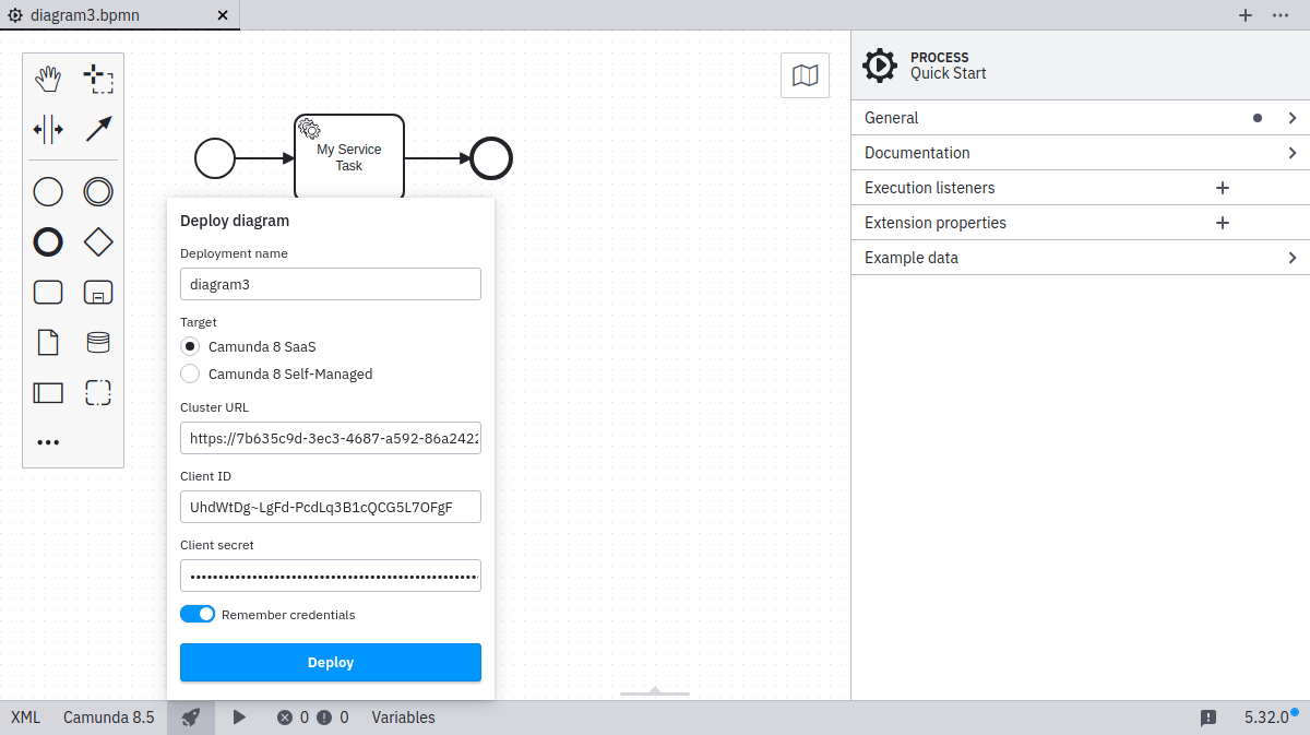 deployment via Camunda 8