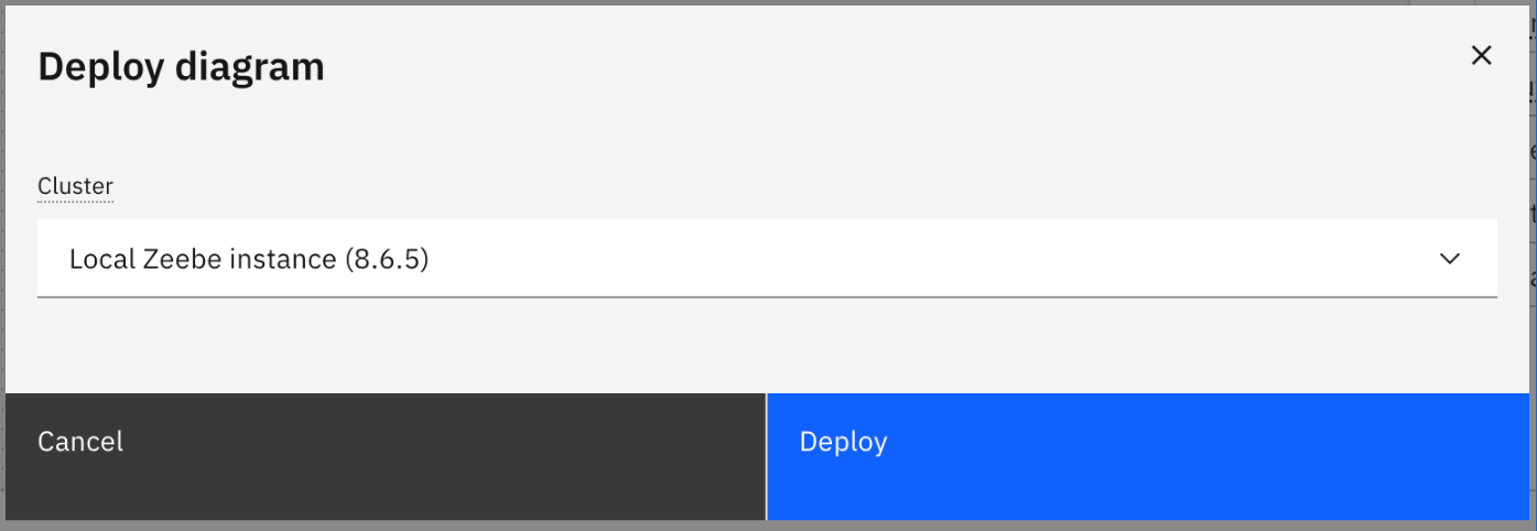 New 8.7 deploy diagram modal