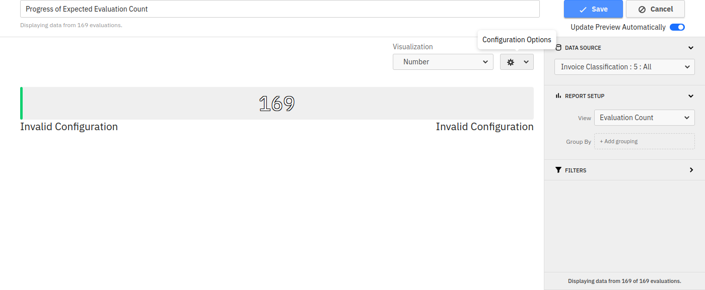 Progress Bar visualization for Decision Evaluation Count