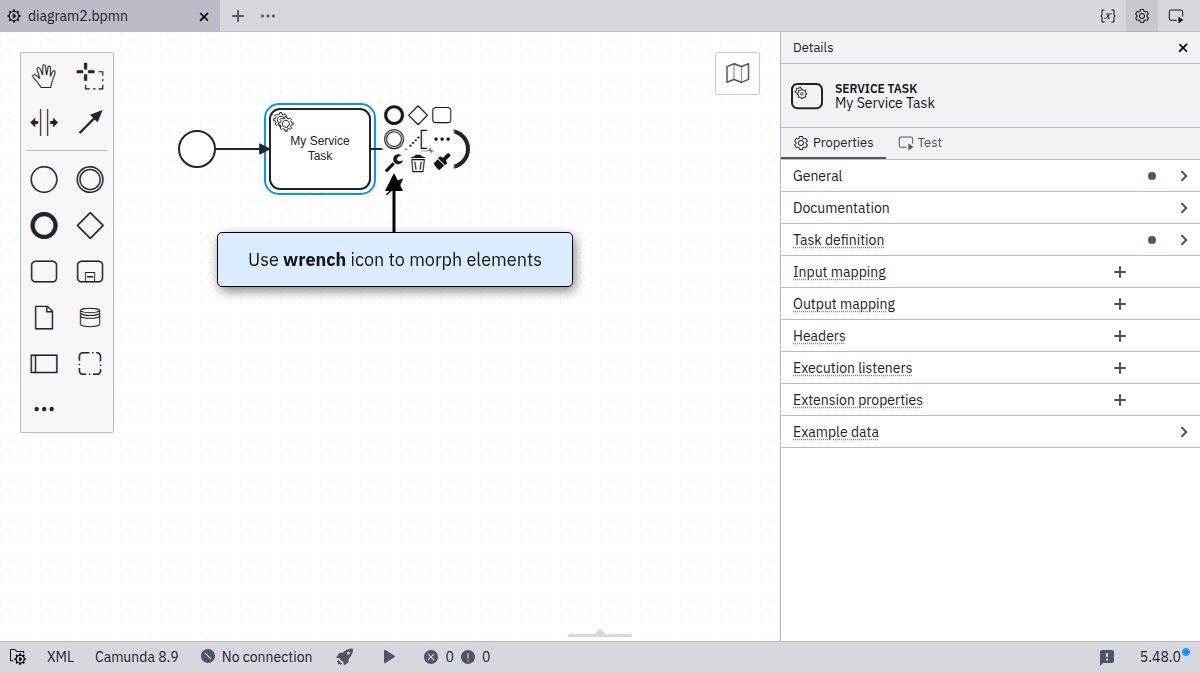 task configuration
