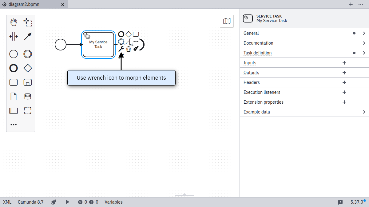 task configuration