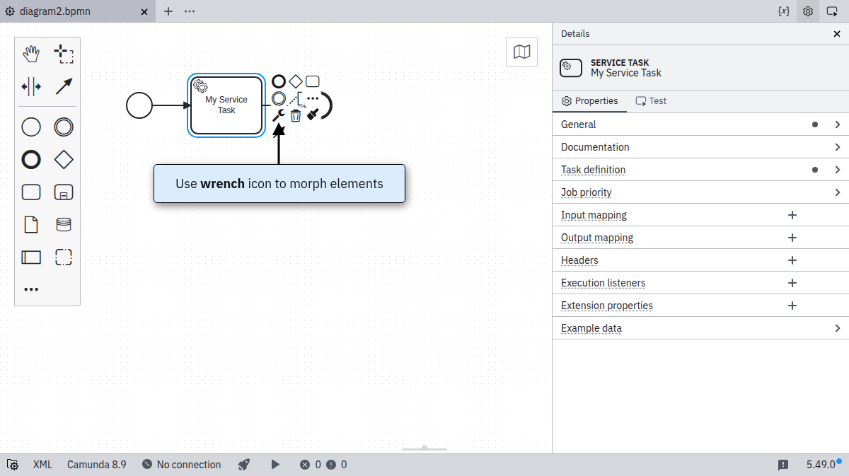 task configuration