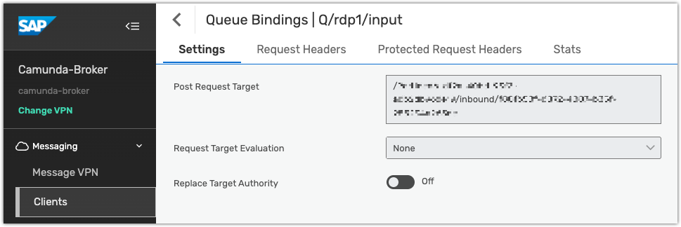 AEM Queue Binding