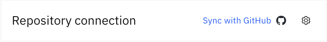 The Sync with GitHub within Web Modeler