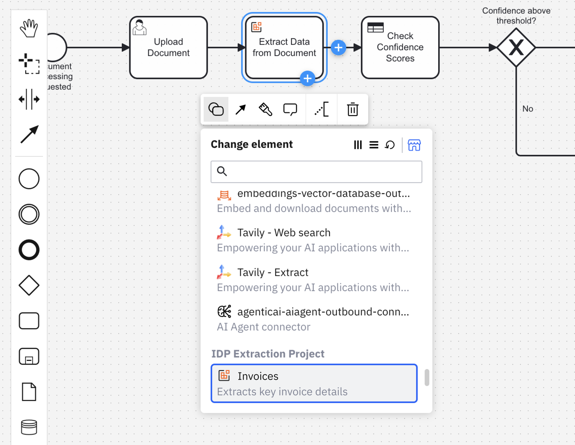 IDP template element