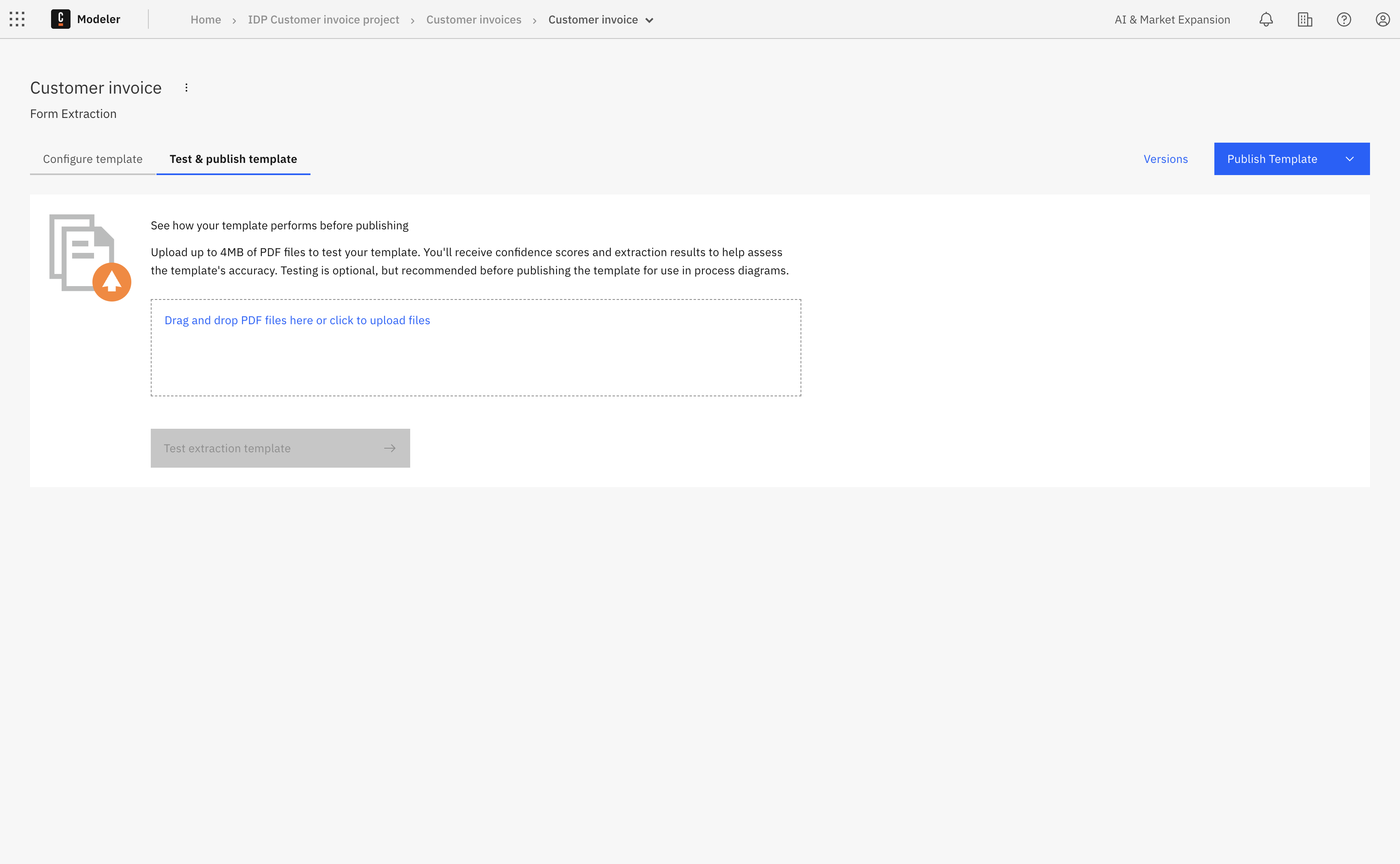 Upload document for testing