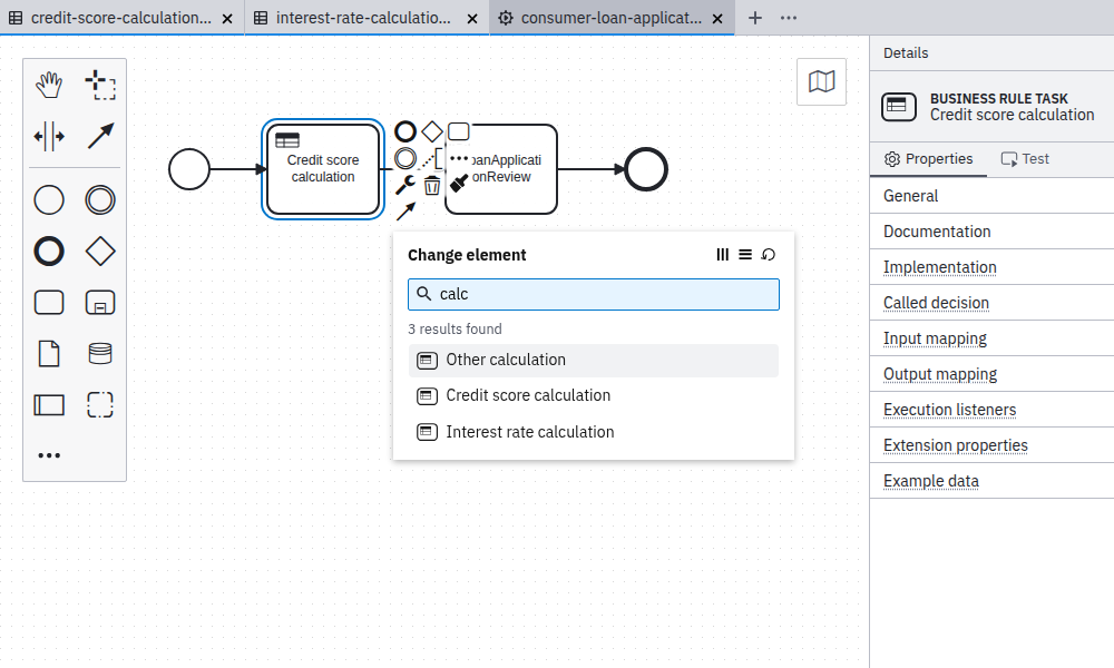Linking resources by using the replace feature