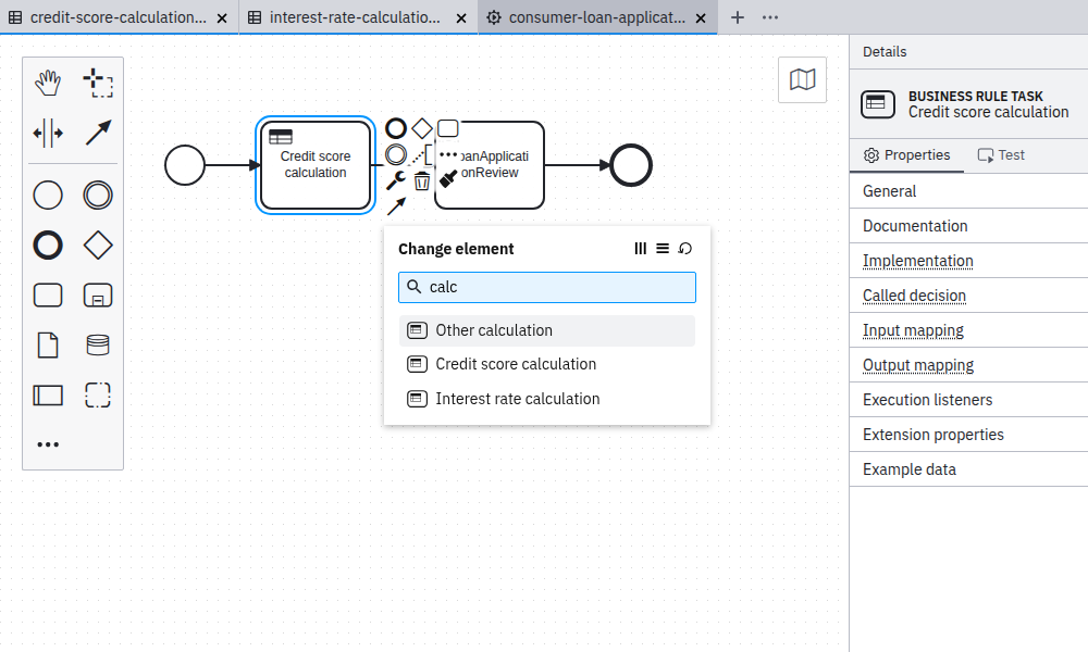 Linking resources by using the replace feature