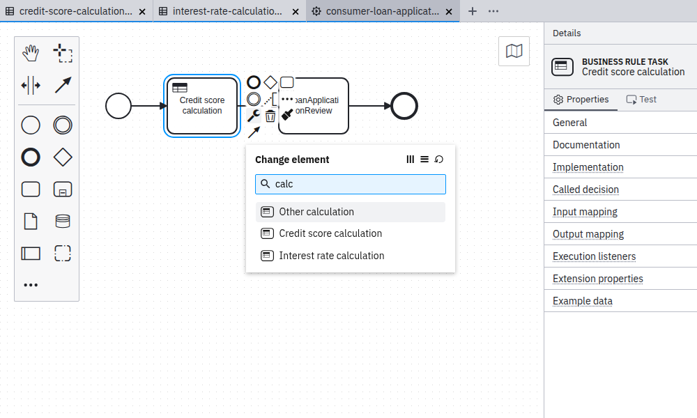 Linking resources by using the replace feature