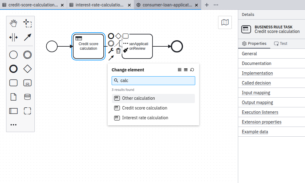Linking resources by using the replace feature