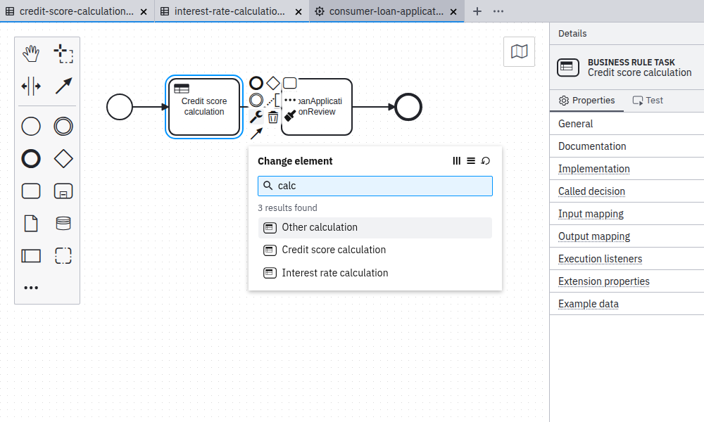 Linking resources by using the replace feature