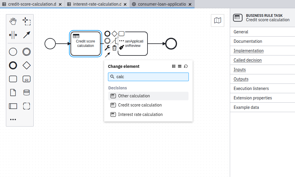 Linking resources by using the replace feature