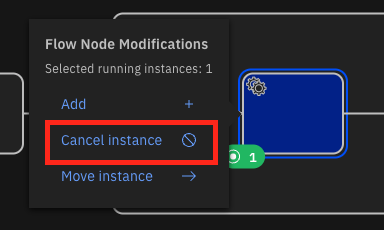 cancel instance