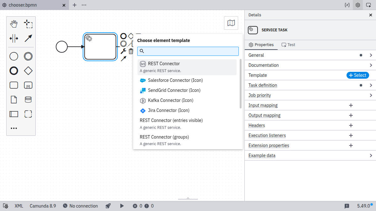 Modal Menu