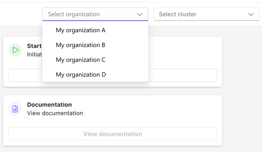 Microsoft Teams Camunda App menu