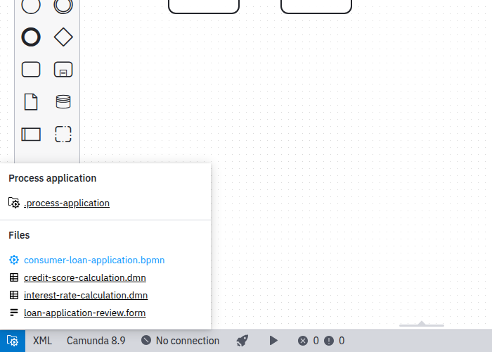 Process application