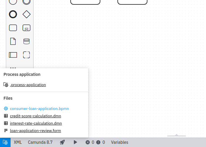 Process application