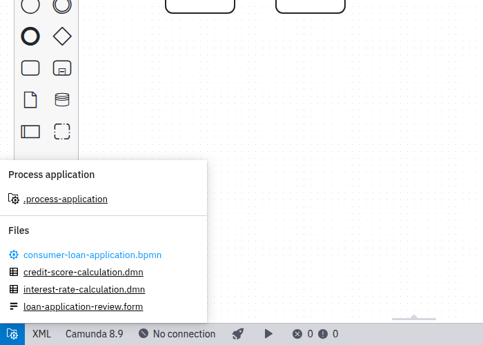 Process application