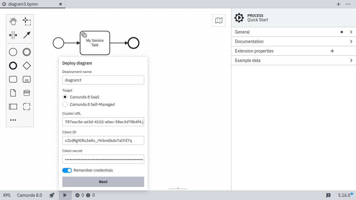 start instance successful