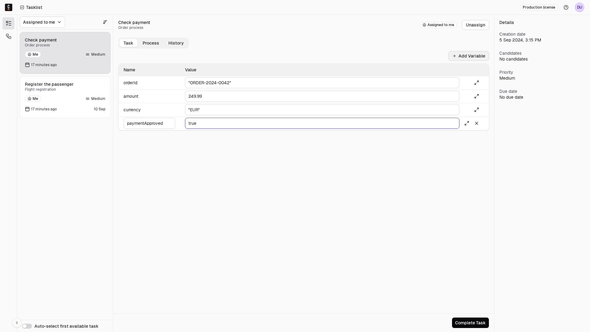 tasklist-add-new-variable