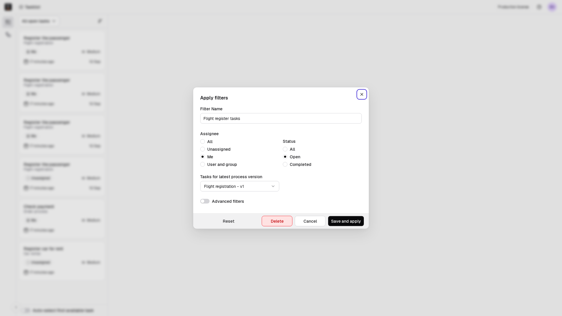 Edit filter details tasklist-edit-filter-dialog