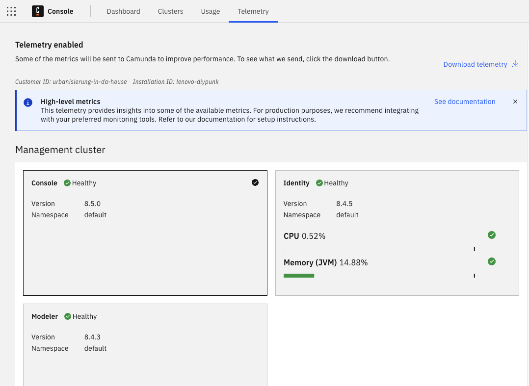 Telemetry Page View