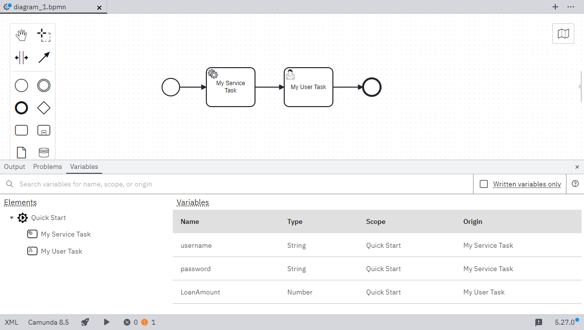 Variable Tab