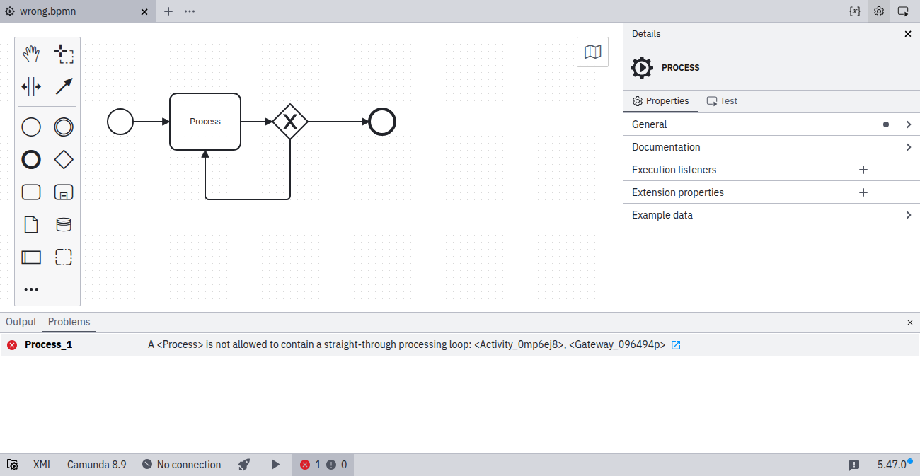 Straight-through processing loop