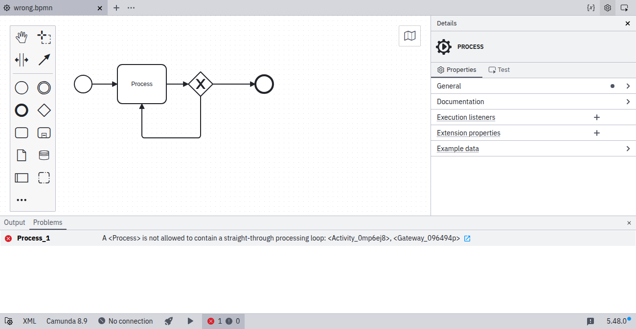 Straight-through processing loop